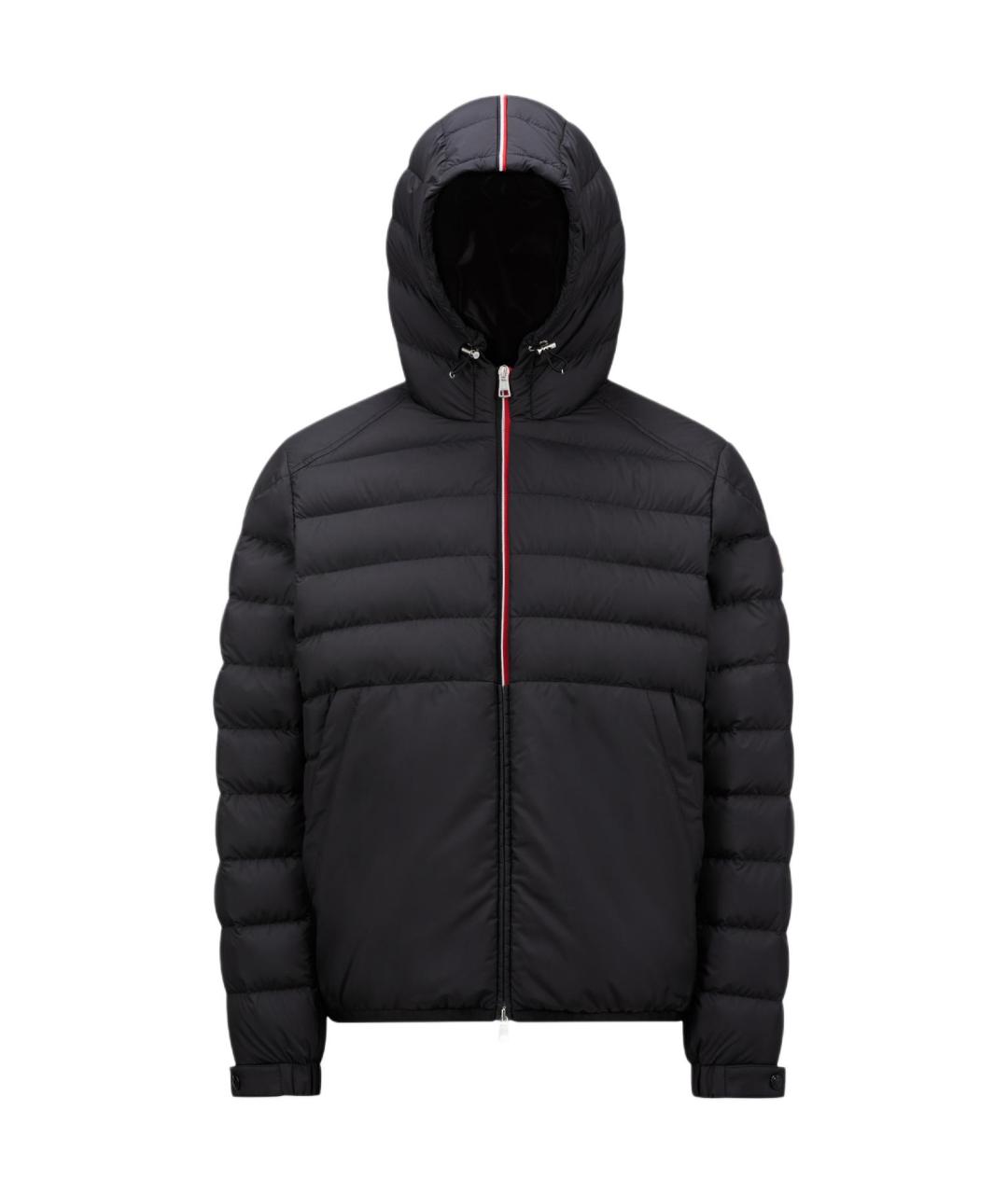 MONCLER Черный пуховик, фото 1