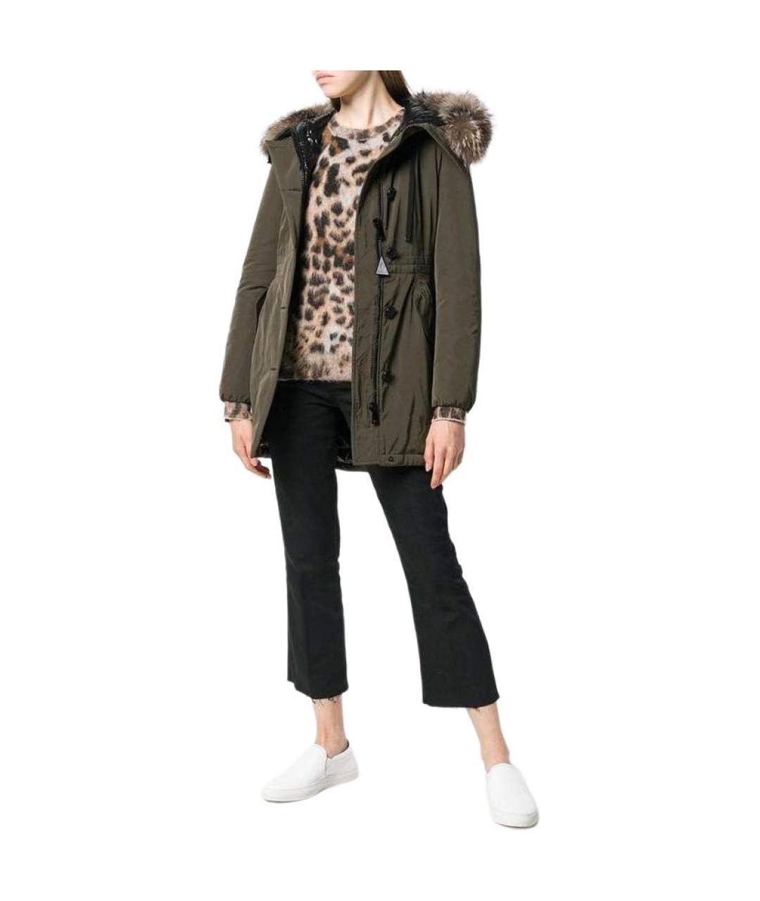 MONCLER Зеленая парка, фото 2