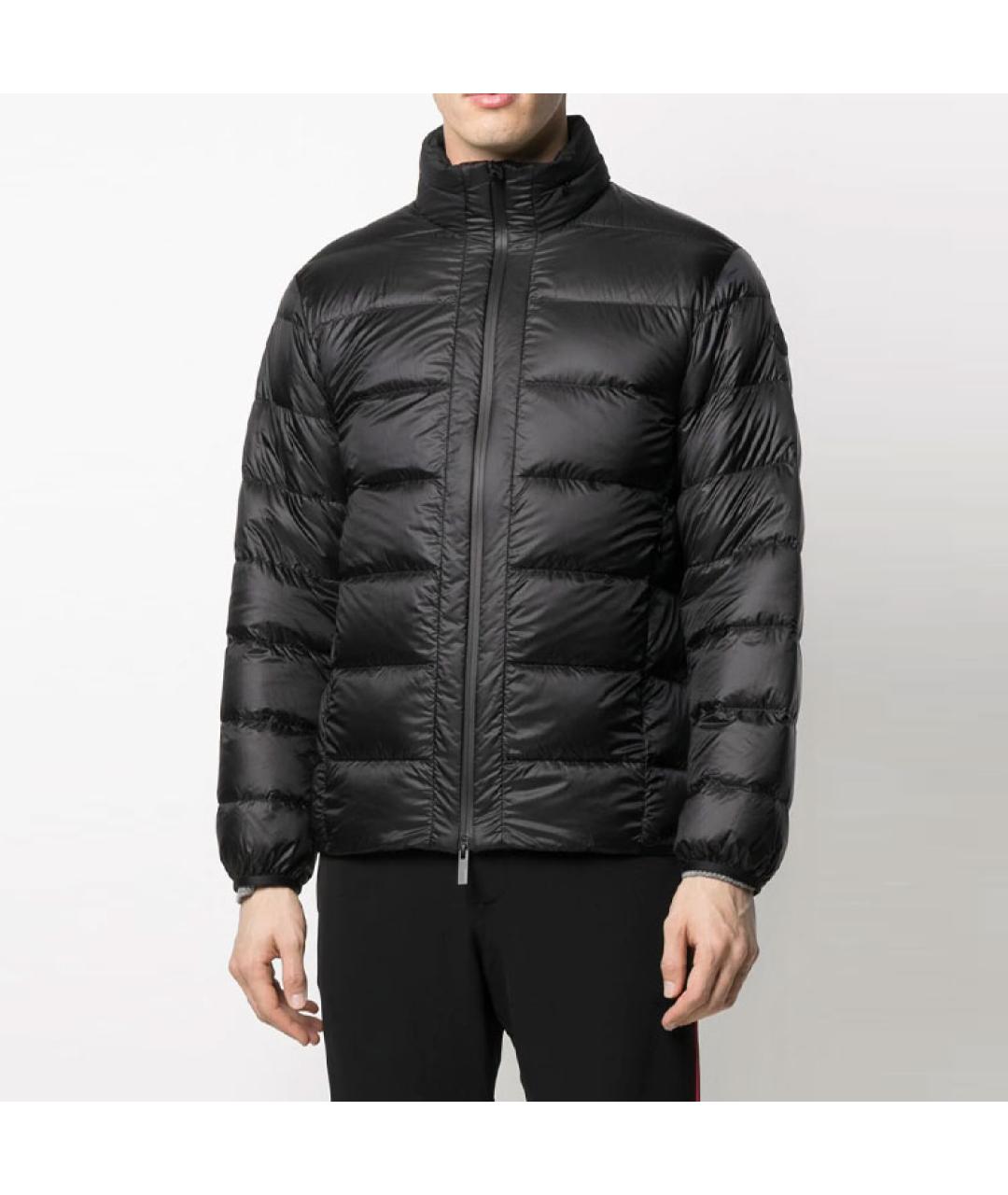 MONCLER Черный пуховик, фото 3