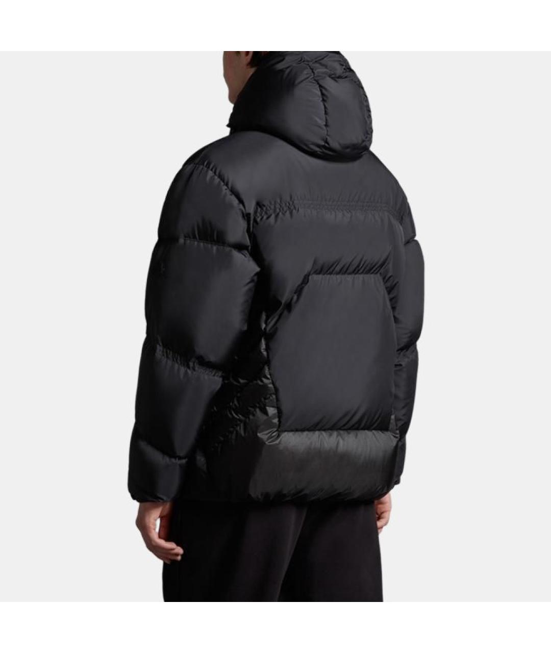 MONCLER Черный пуховик, фото 4