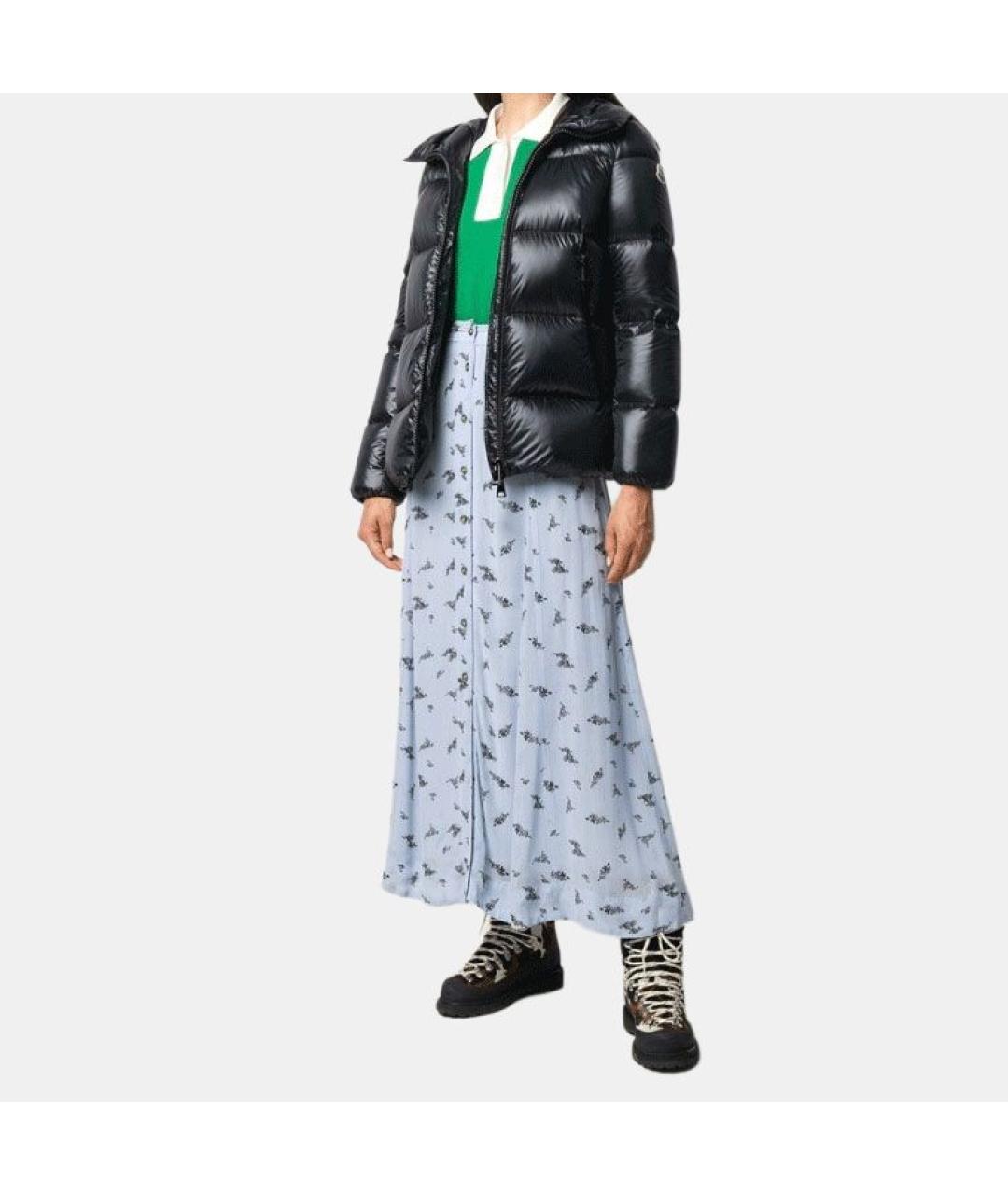 MONCLER Черная полиамидовая куртка, фото 3