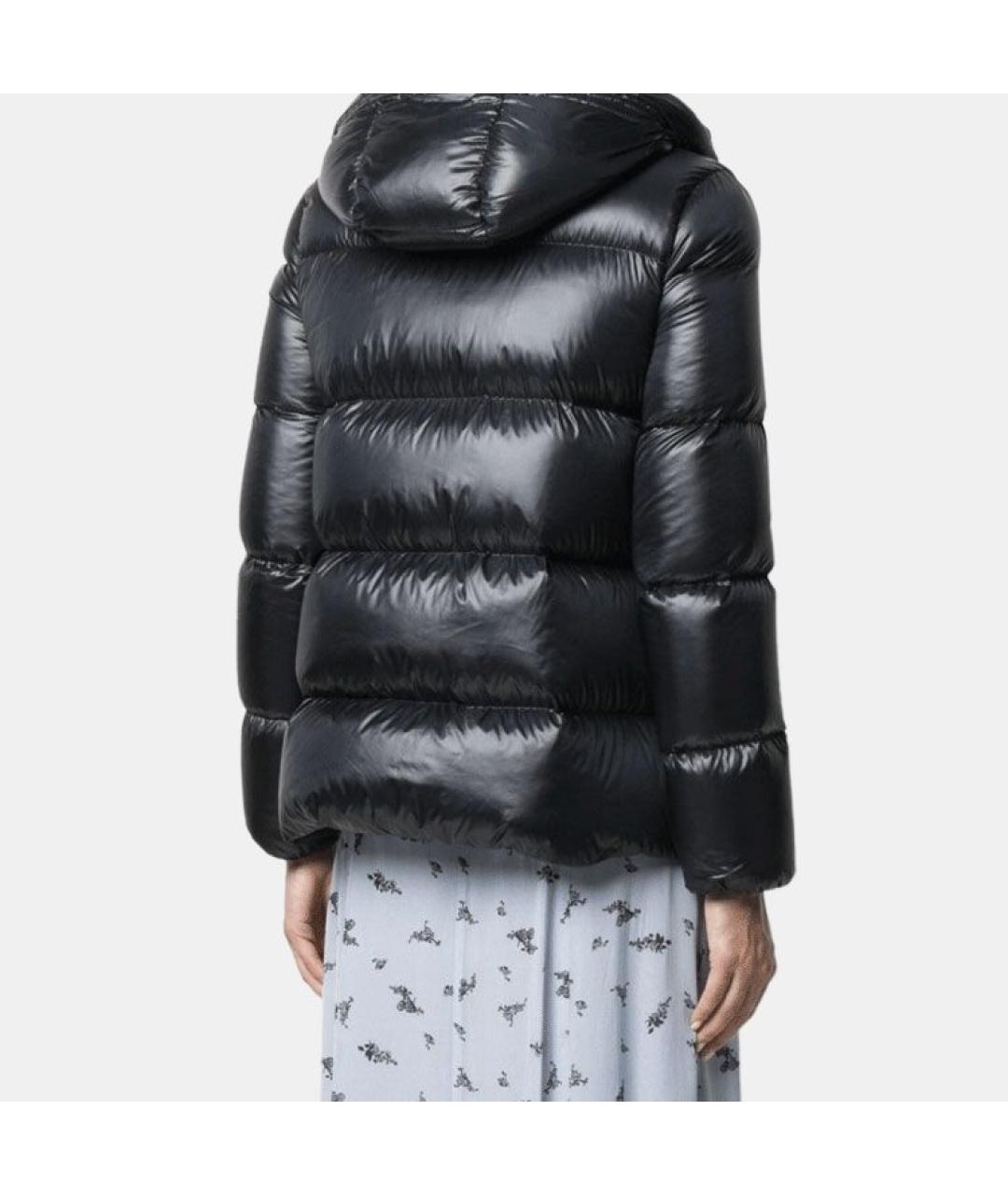 MONCLER Черная полиамидовая куртка, фото 5