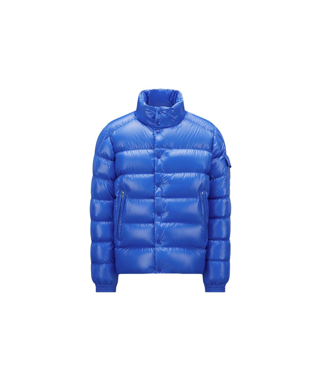 MONCLER Синий пуховик, фото 1