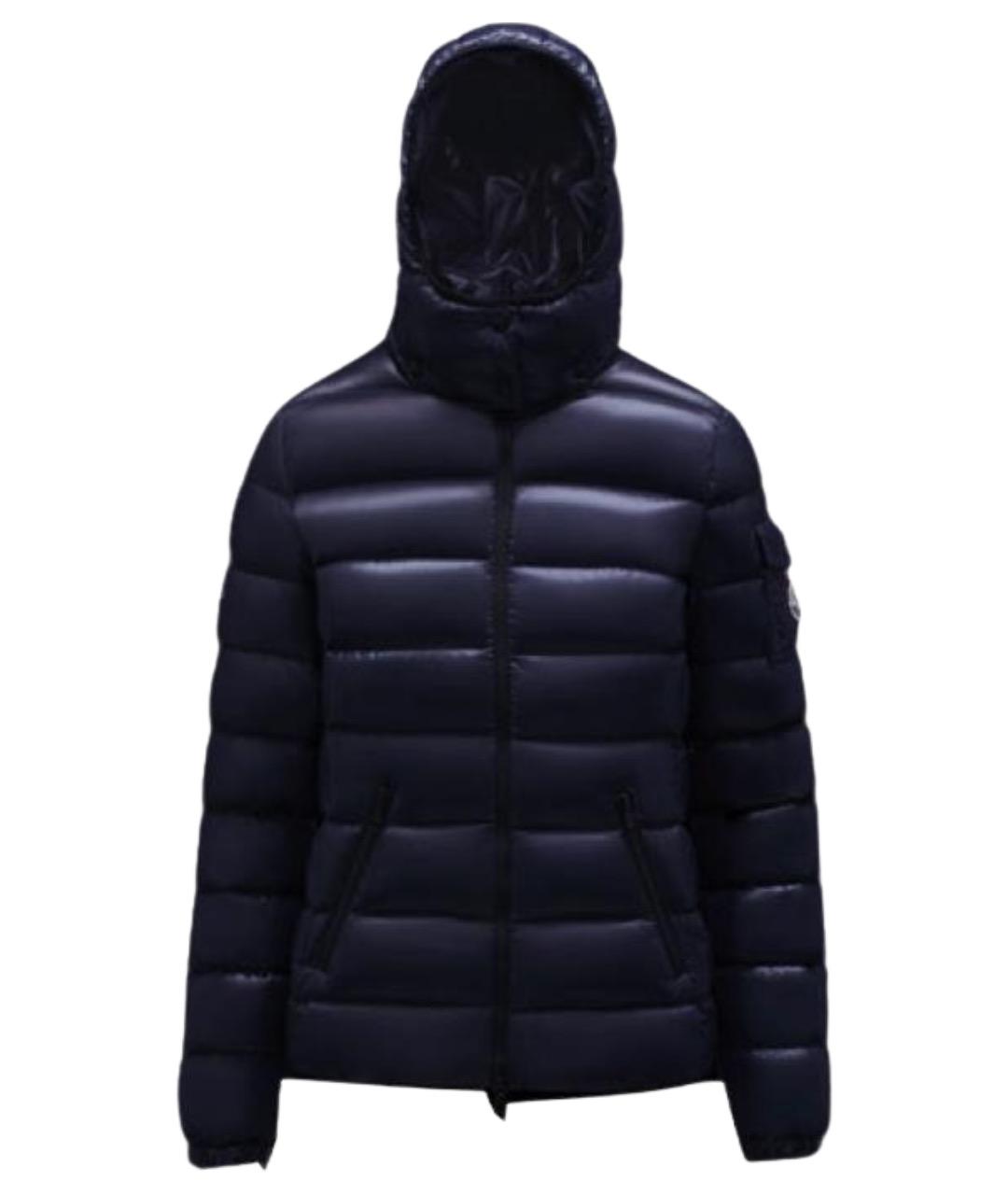 MONCLER Синий пуховик, фото 1
