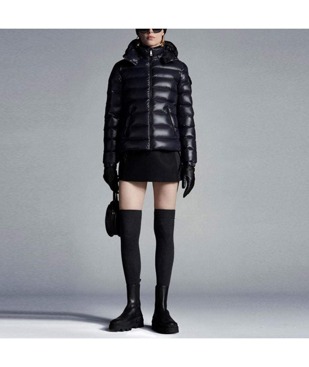 MONCLER Синий пуховик, фото 2