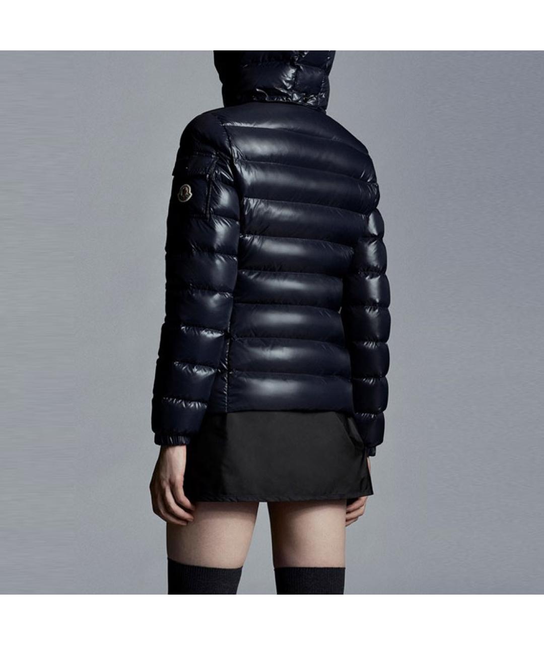MONCLER Синий пуховик, фото 4