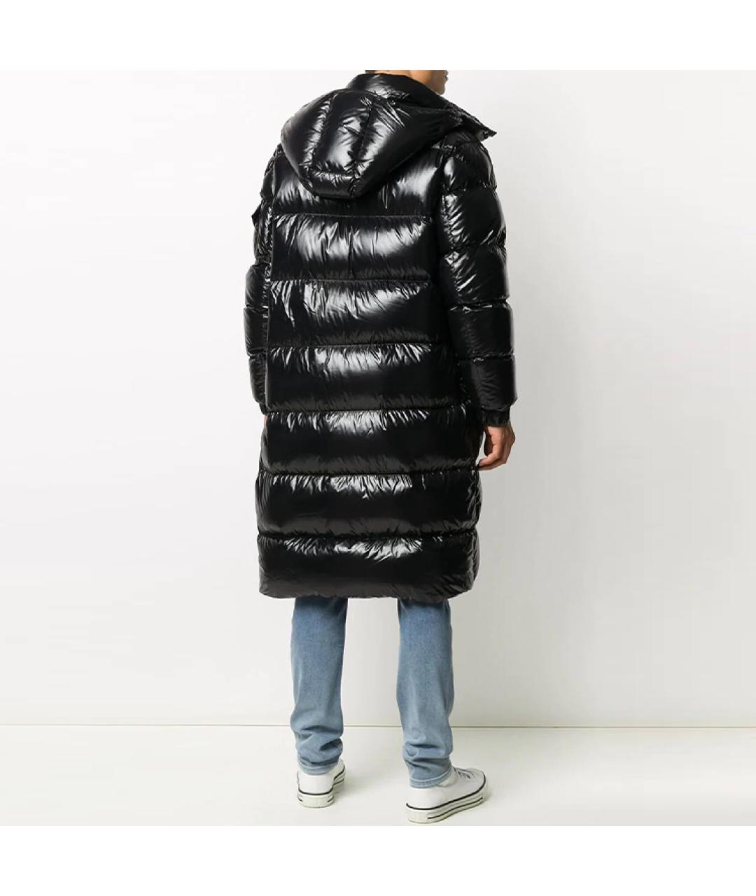 MONCLER Черное пальто, фото 4