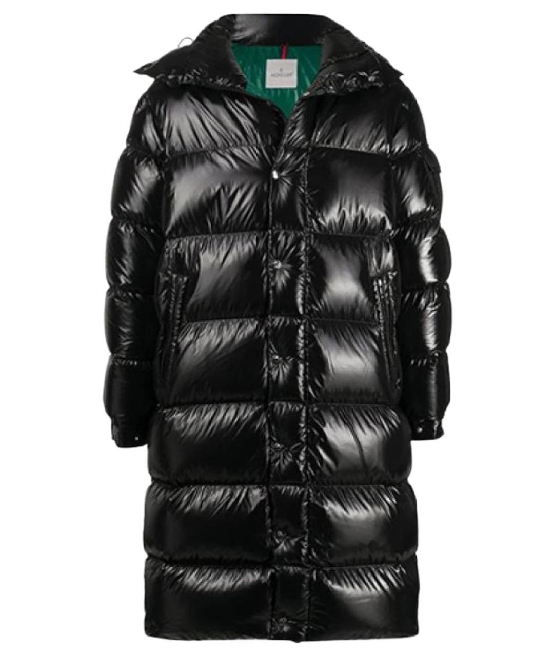 MONCLER Черное пальто, фото 1