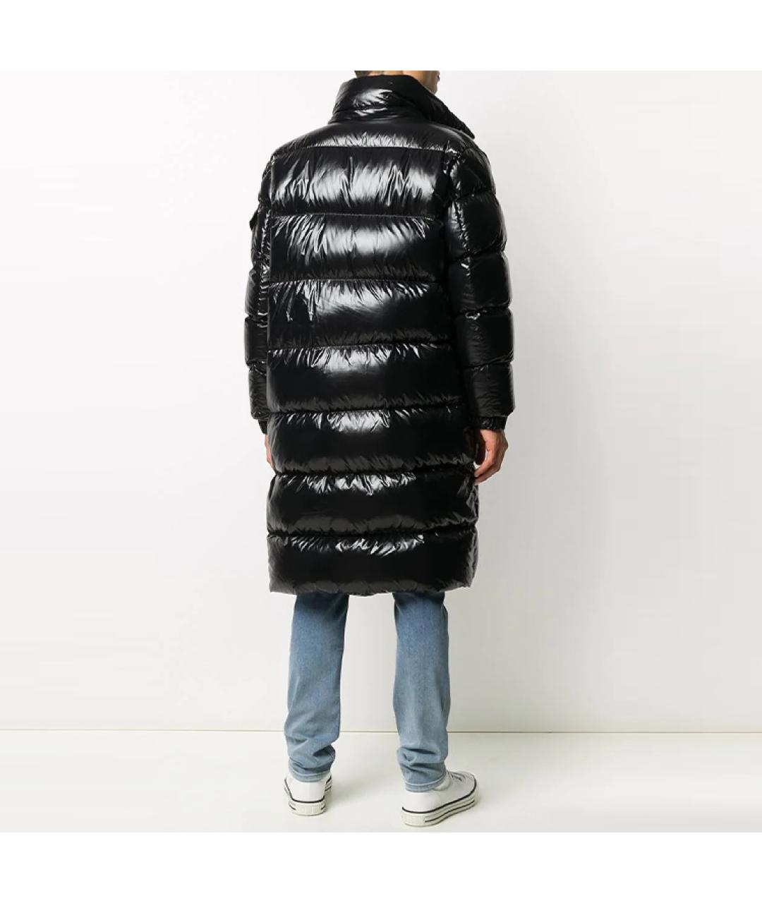 MONCLER Черное пальто, фото 3