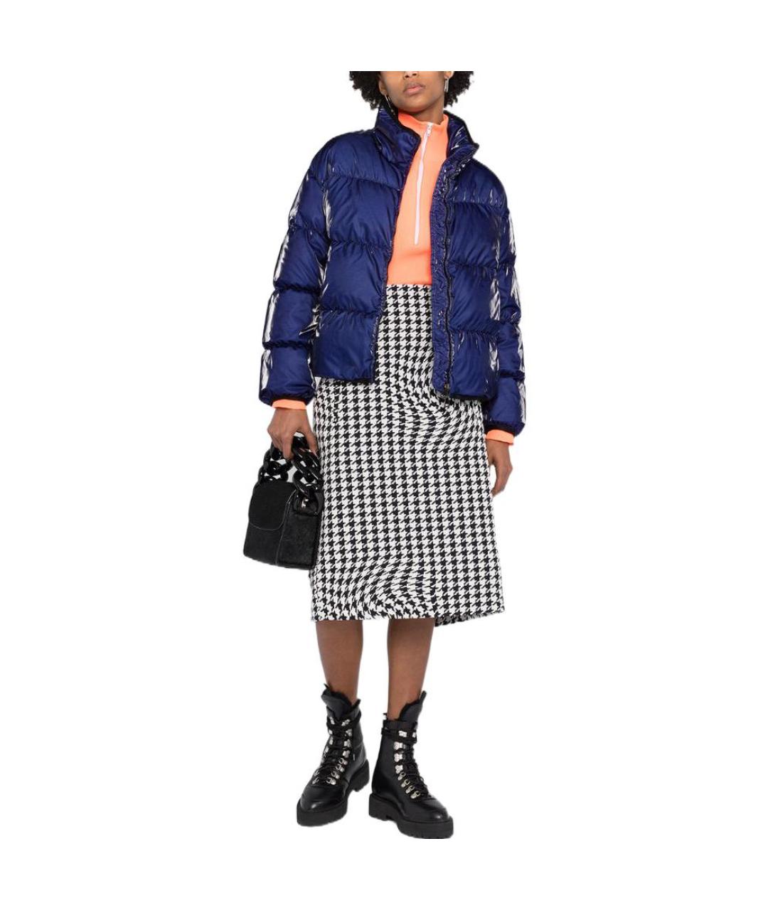 MONCLER Синий пуховик, фото 2