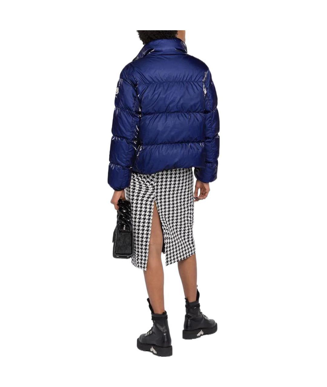 MONCLER Синий пуховик, фото 3