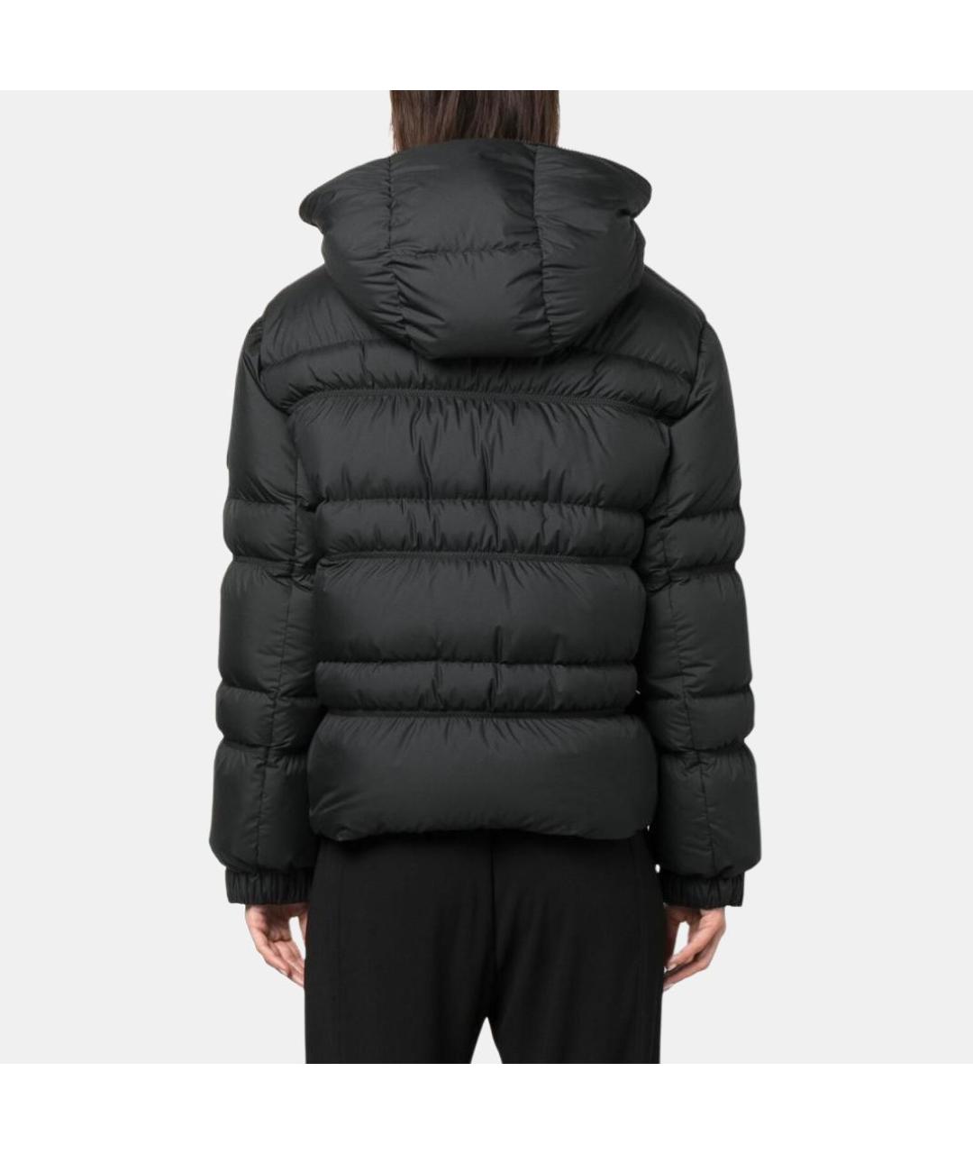 MONCLER Черный пуховик, фото 2