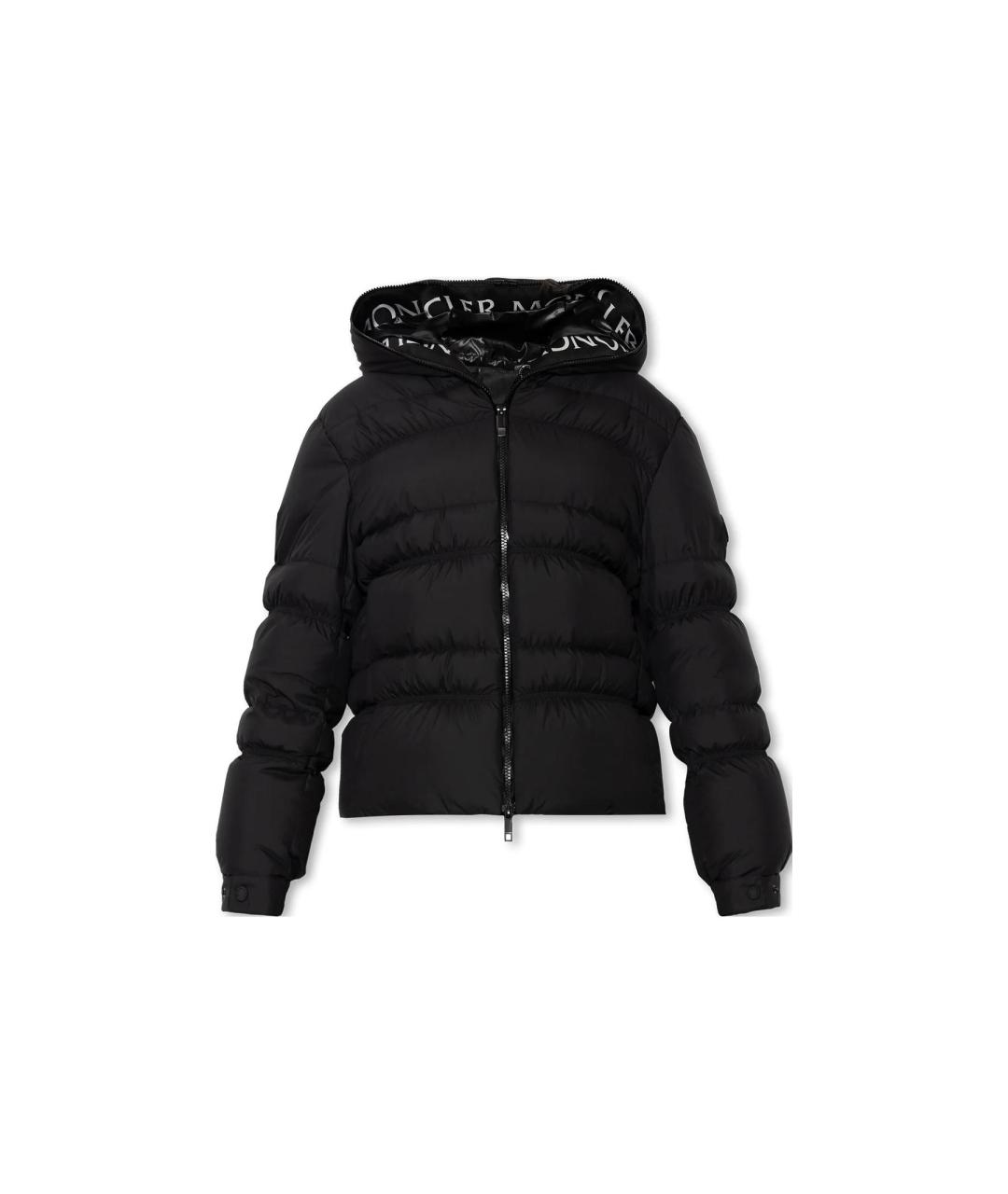 MONCLER Черный пуховик, фото 1