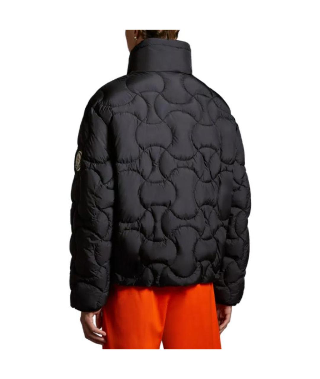 MONCLER Черный пуховик, фото 2