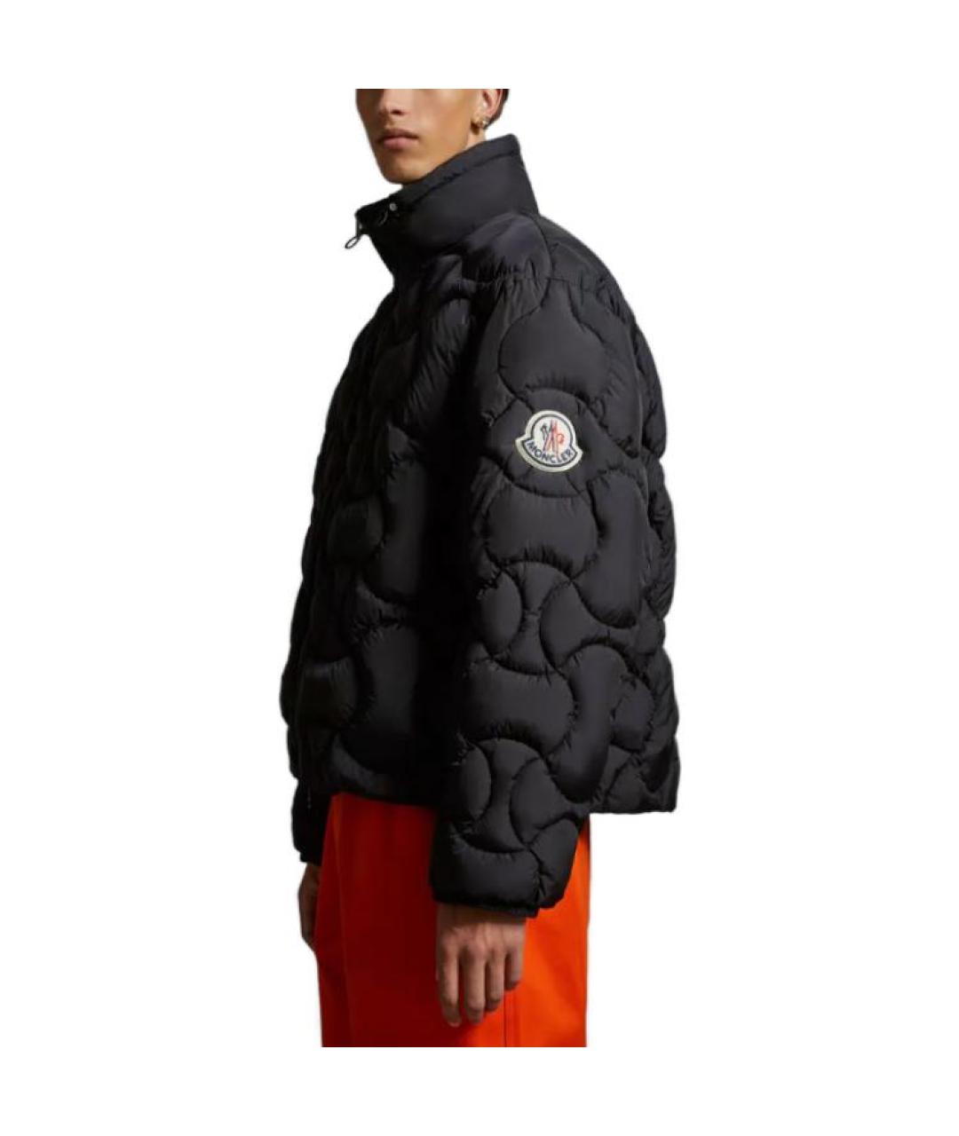 MONCLER Черный пуховик, фото 3
