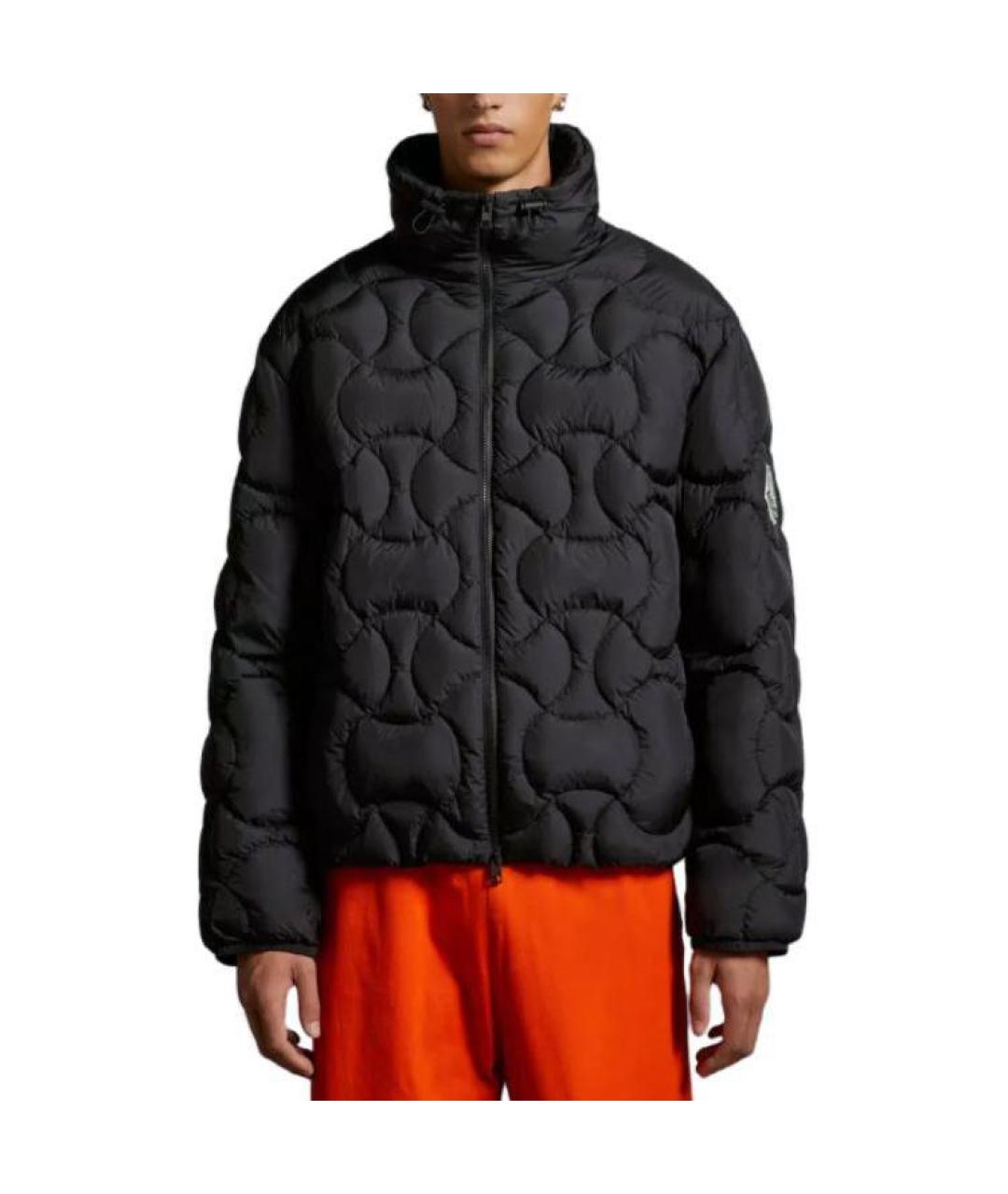 MONCLER Черный пуховик, фото 5