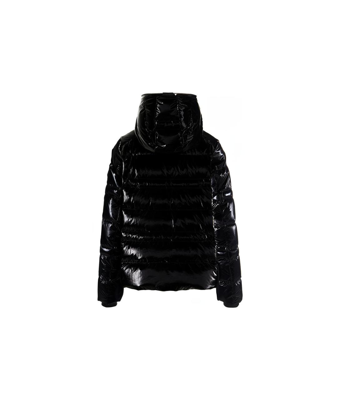 MONCLER Черный пуховик, фото 2