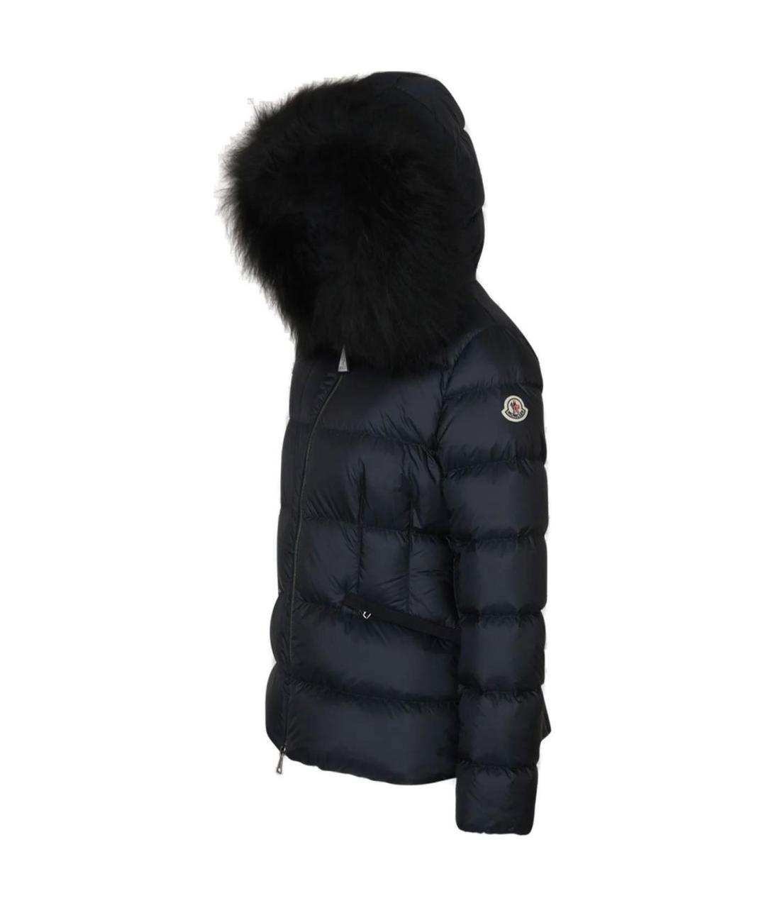MONCLER Синий пуховик, фото 3