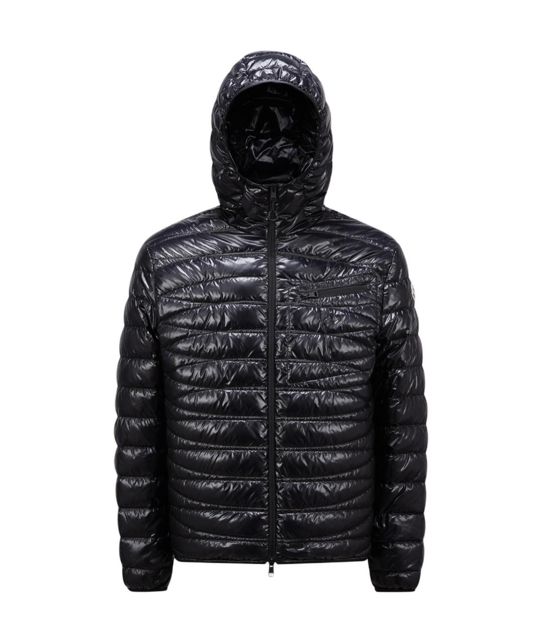 MONCLER Черный пуховик, фото 1