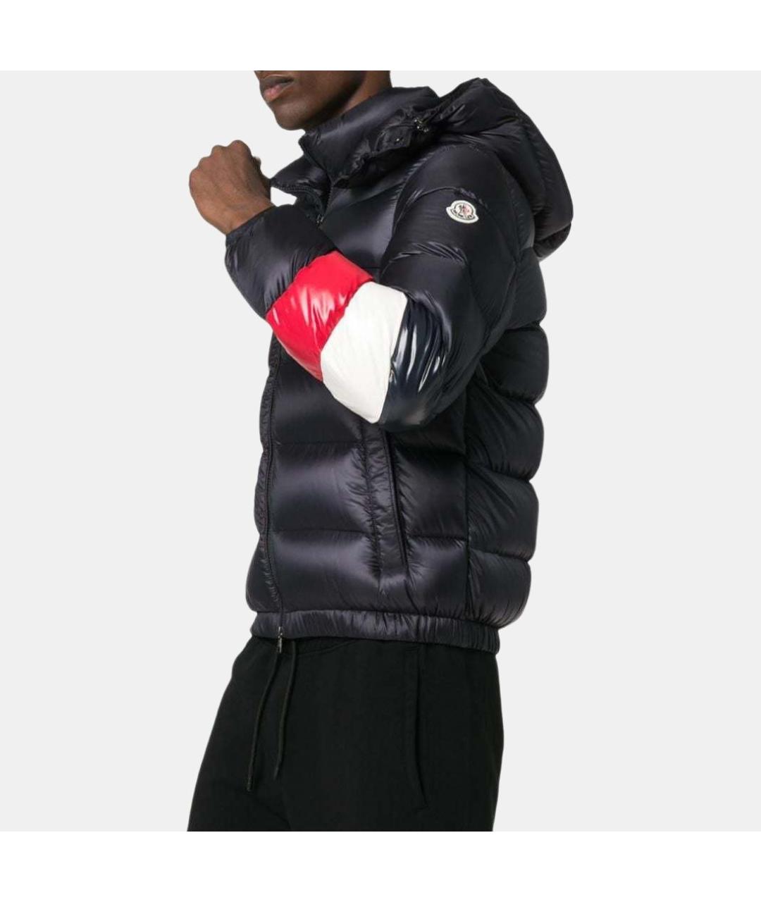 MONCLER Синий пуховик, фото 3