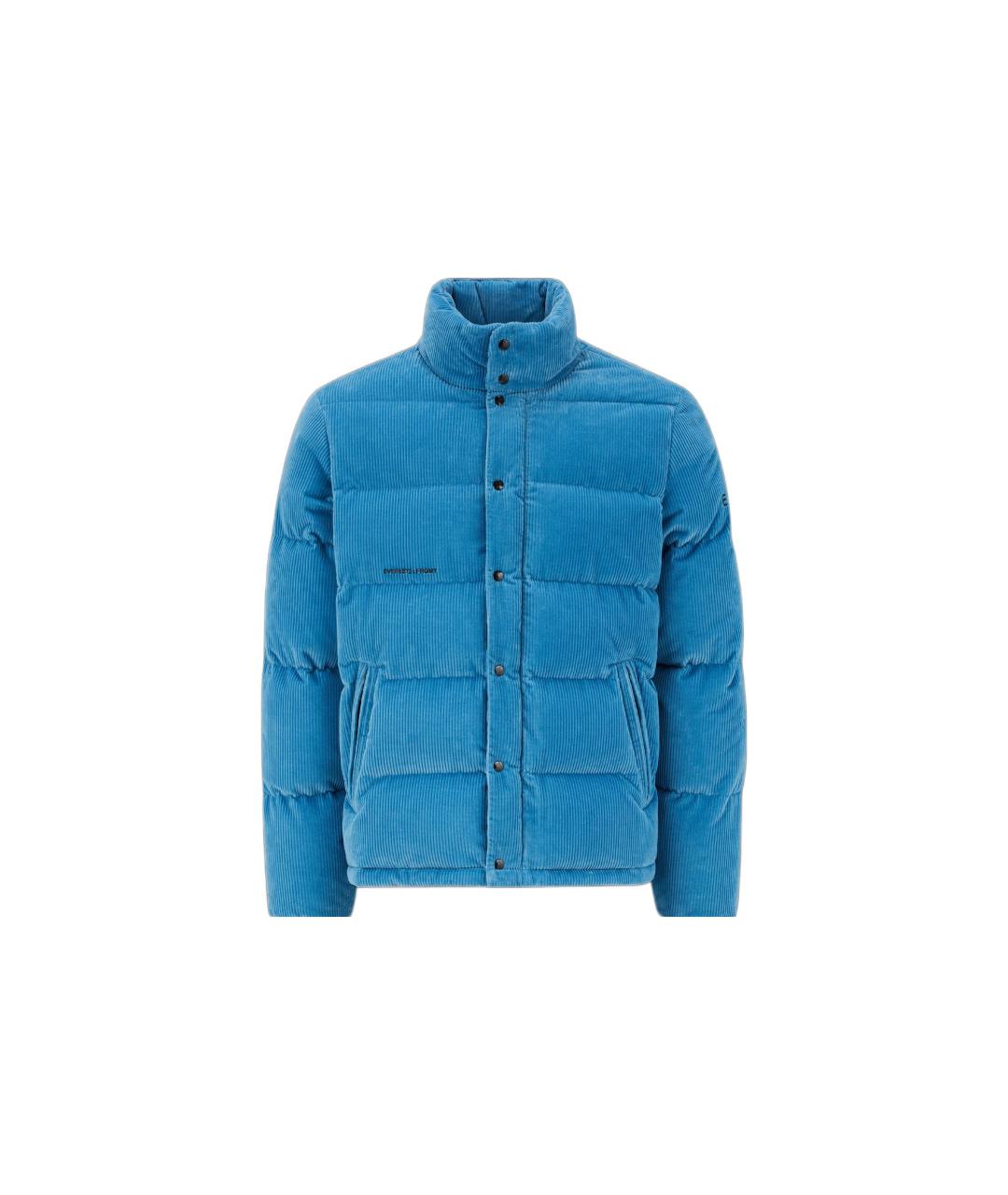 MONCLER Синий пуховик, фото 6