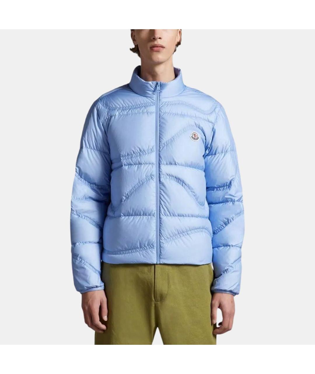 MONCLER Синий пуховик, фото 5