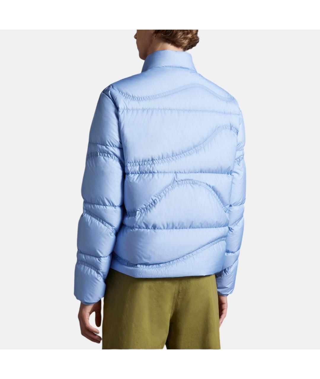 MONCLER Синий пуховик, фото 4