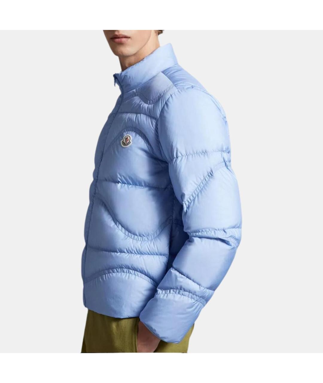 MONCLER Синий пуховик, фото 3