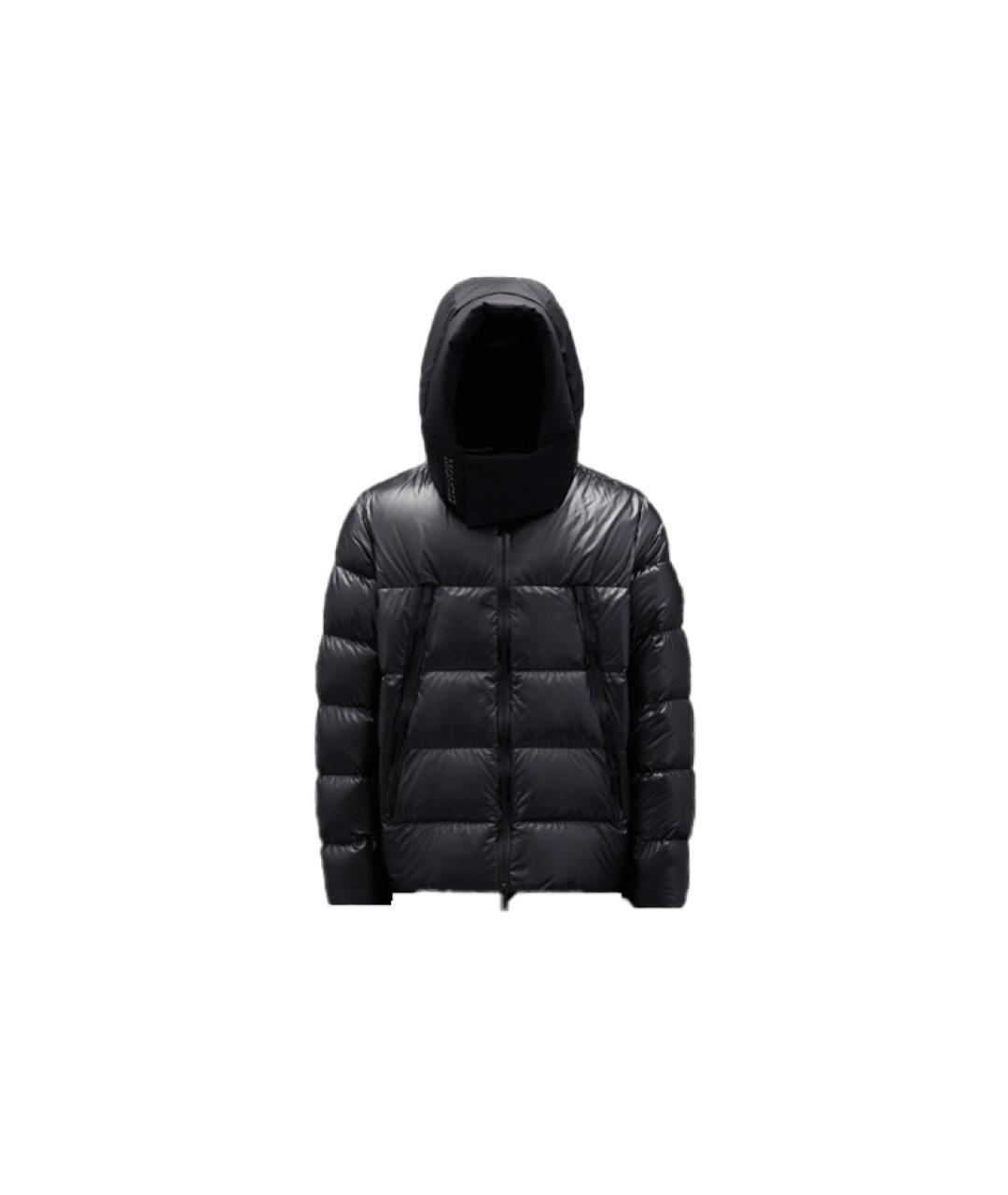 MONCLER Черный пуховик, фото 1