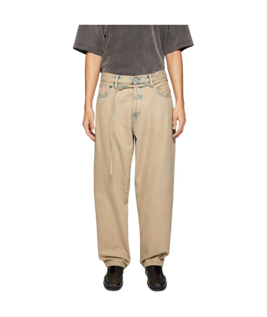 ACNE STUDIOS Бежевые прямые джинсы, фото 2