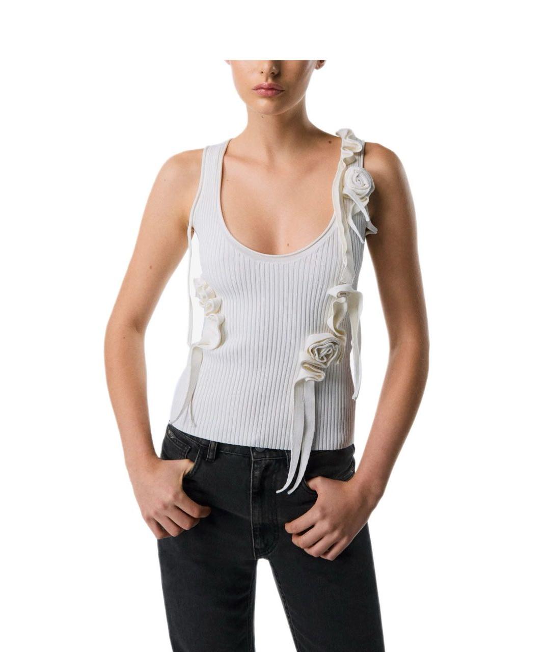 COPERNI Белая вискозная майка, фото 2