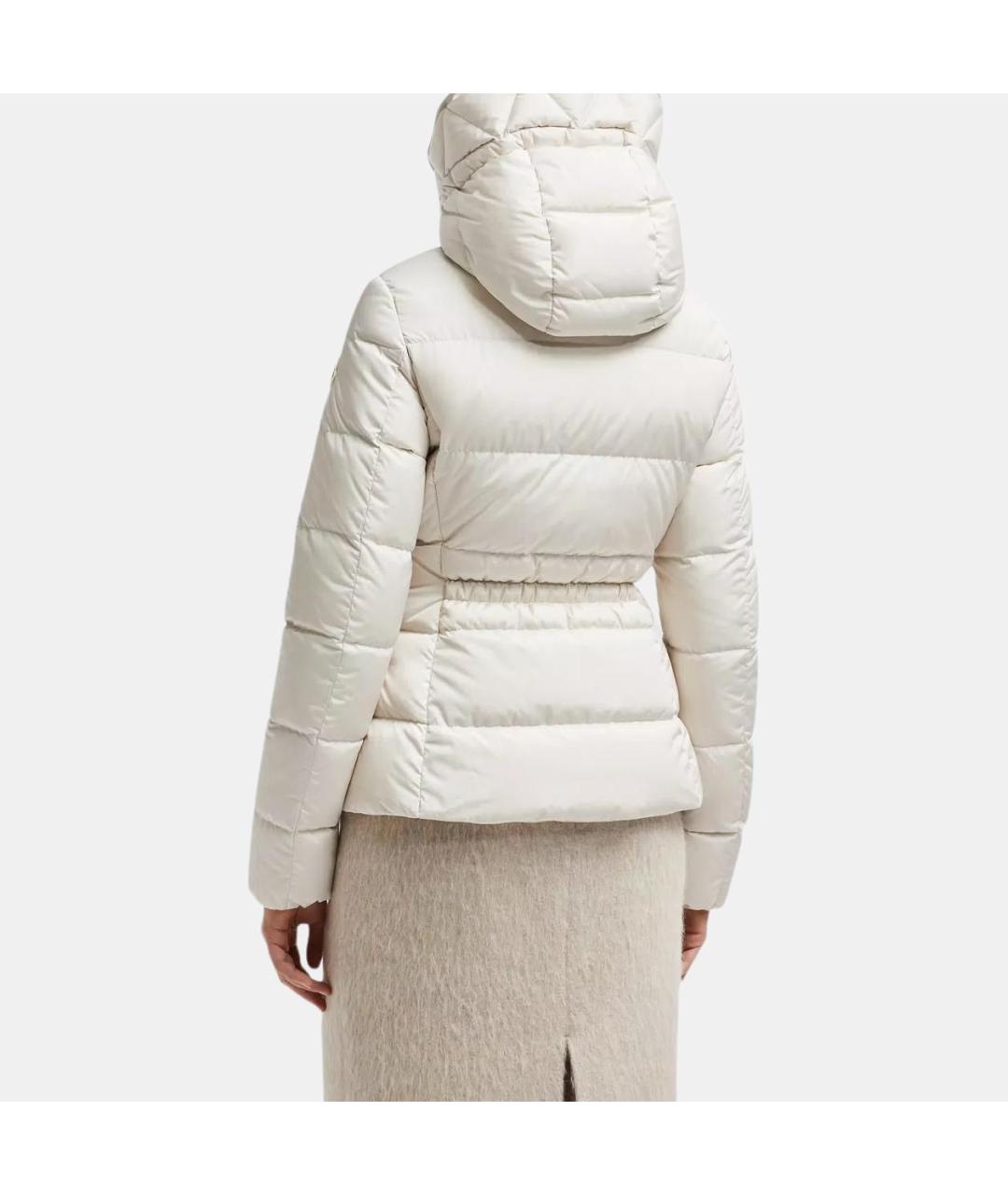 MONCLER Белый пуховик, фото 4