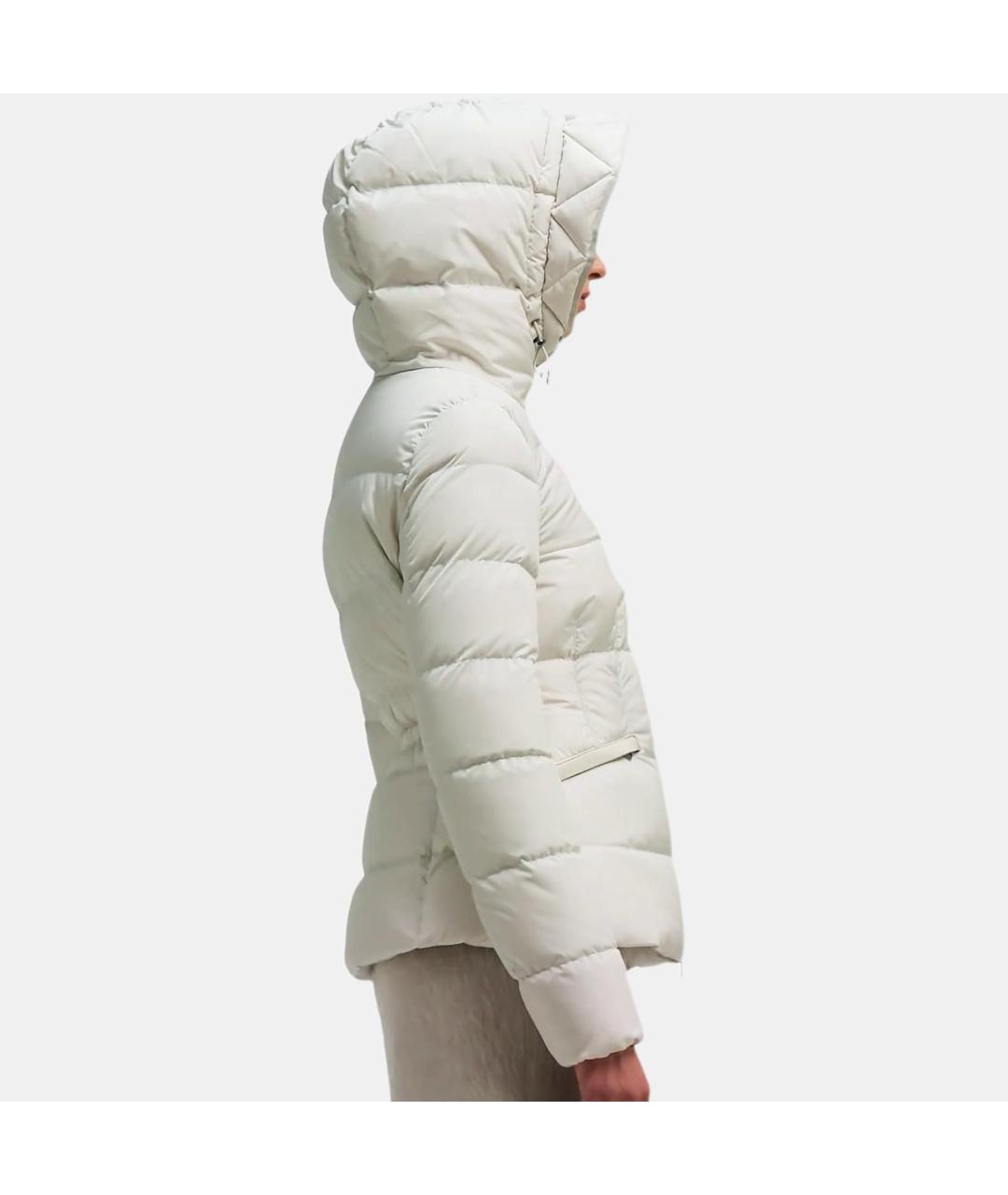 MONCLER Белый пуховик, фото 3