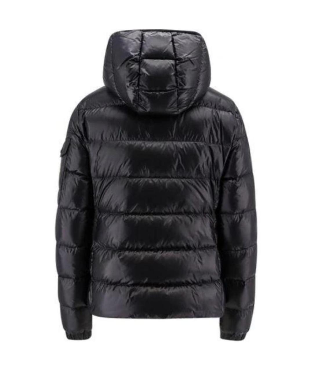 MONCLER Черный пуховик, фото 2