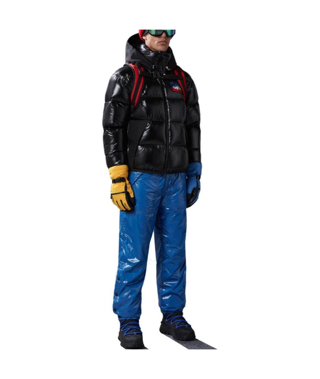 MONCLER Черная полиамидовая куртка, фото 3