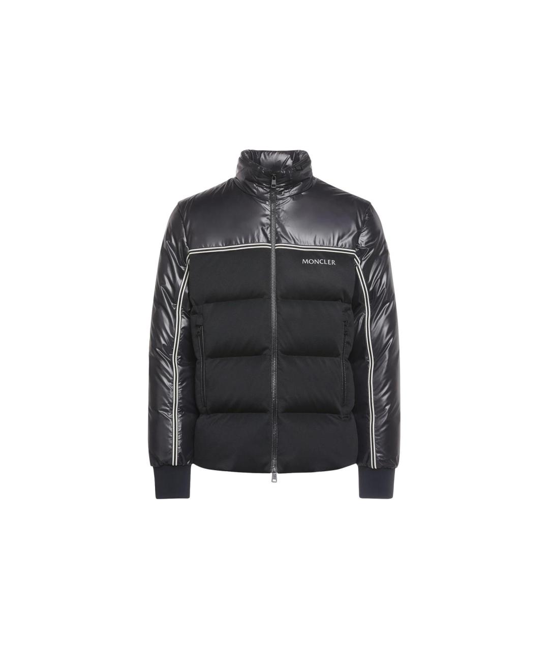 MONCLER Черный пуховик, фото 7