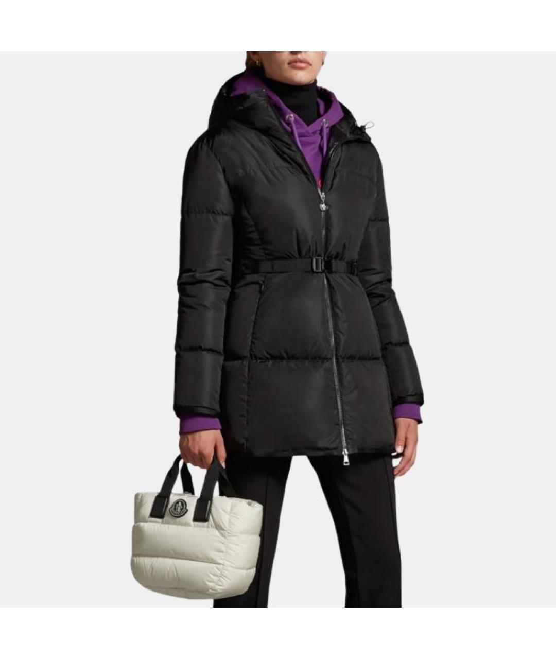 MONCLER Черный пуховик, фото 3