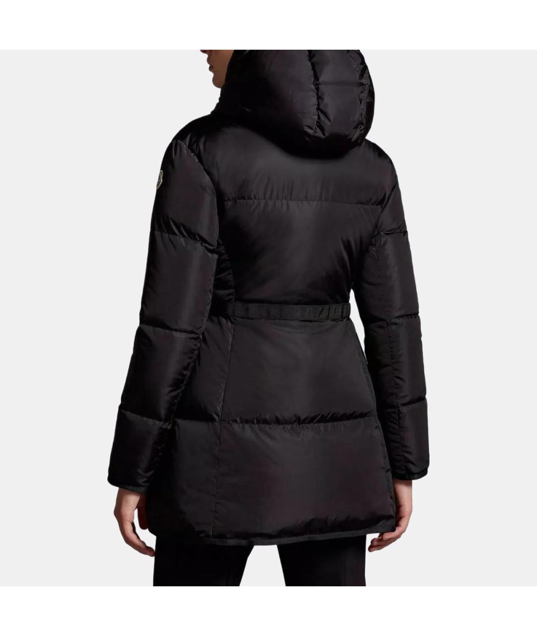 MONCLER Черный пуховик, фото 4