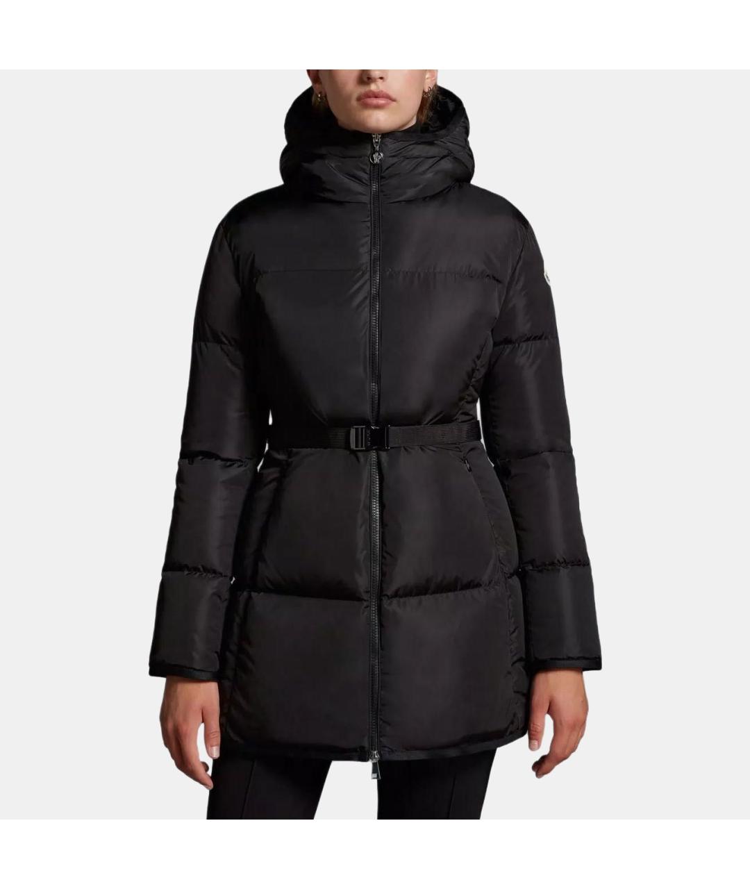 MONCLER Черный пуховик, фото 5