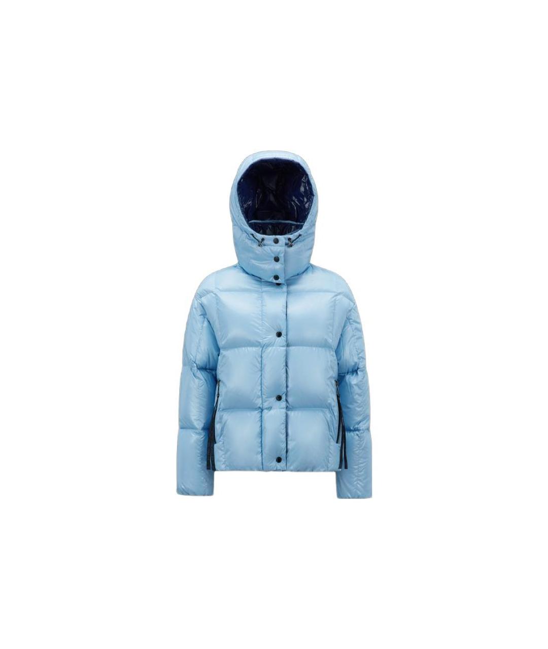 MONCLER Синий пуховик, фото 1