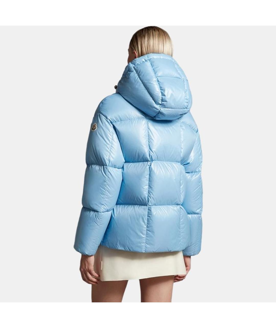 MONCLER Синий пуховик, фото 3