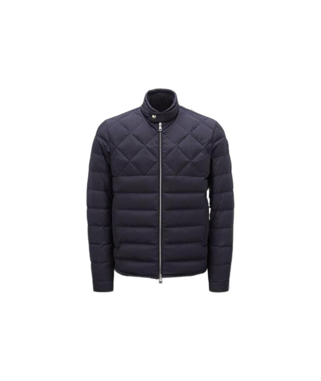 MONCLER Темно-синий пуховик, фото 5