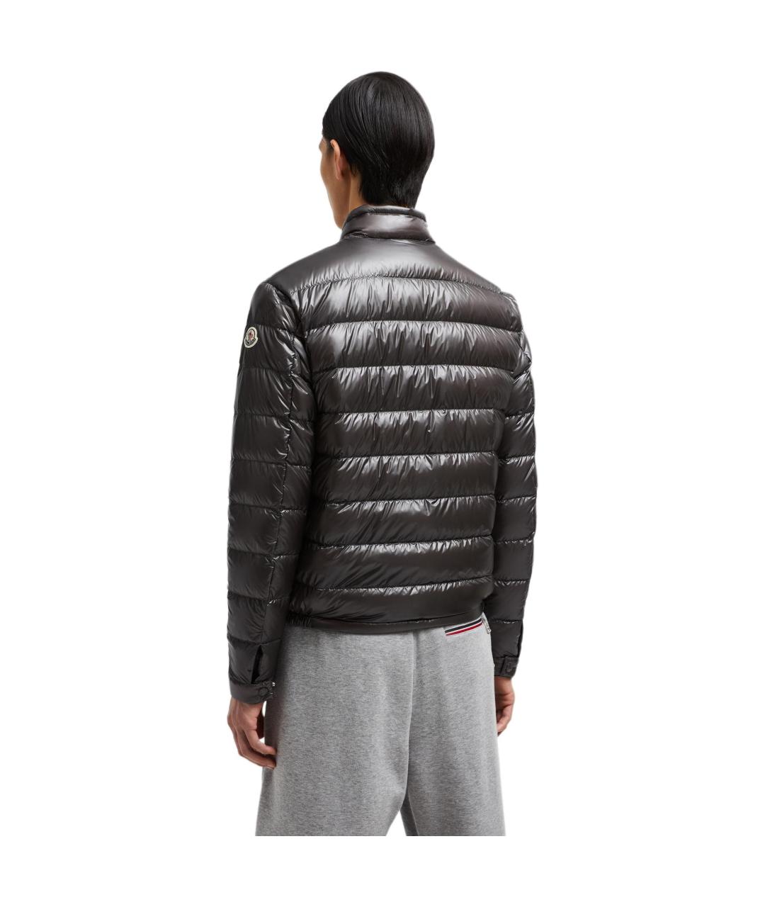 MONCLER Серый пуховик, фото 3