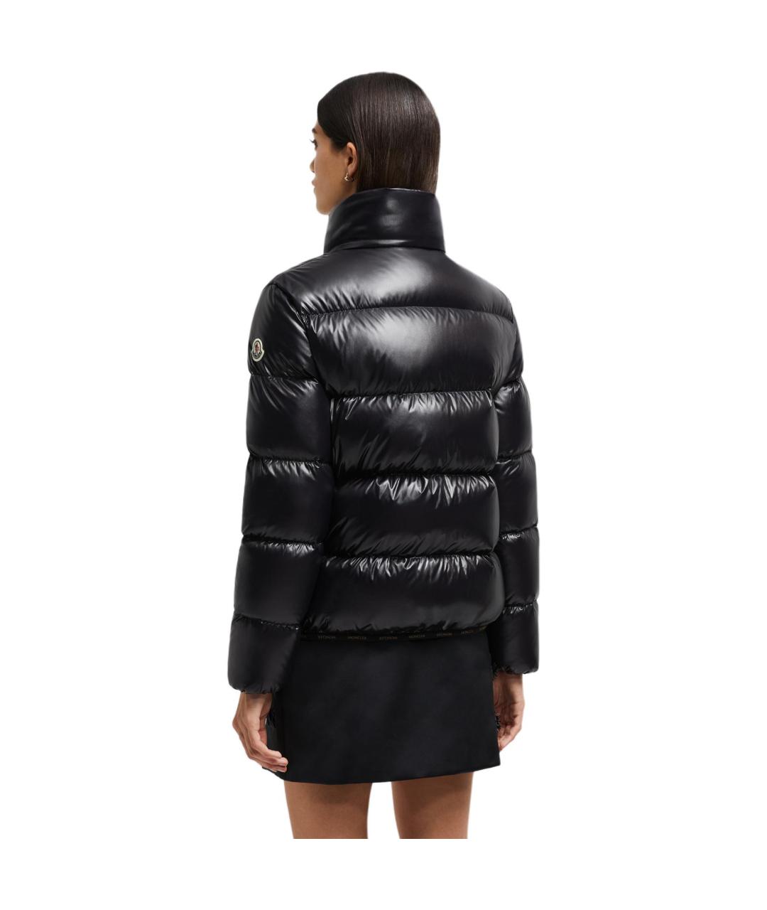 MONCLER Черный пуховик, фото 3