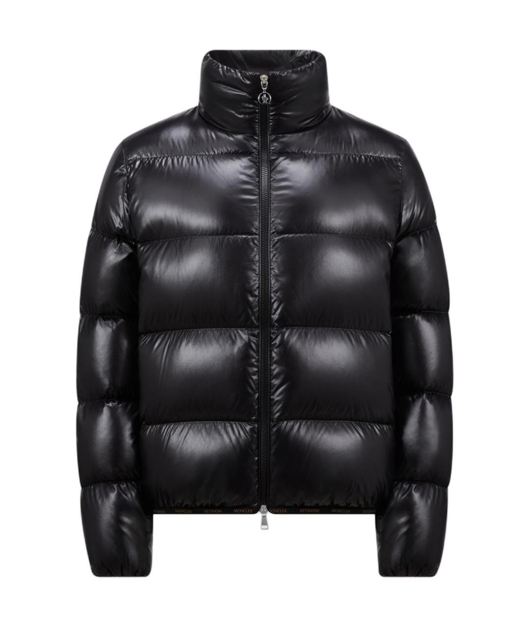 MONCLER Черный пуховик, фото 1