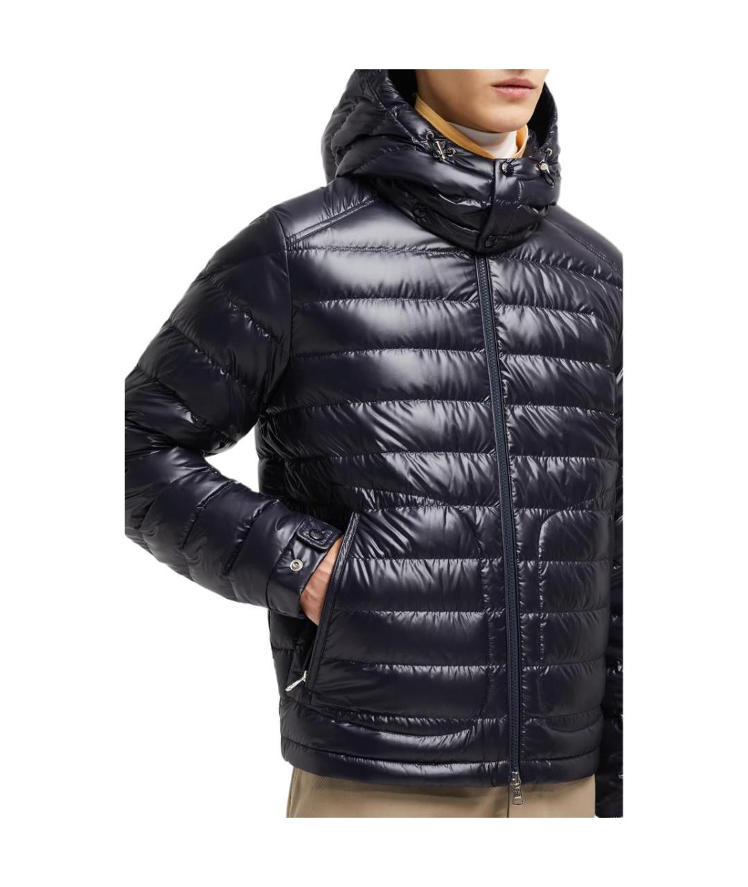 MONCLER Синий пуховик, фото 5