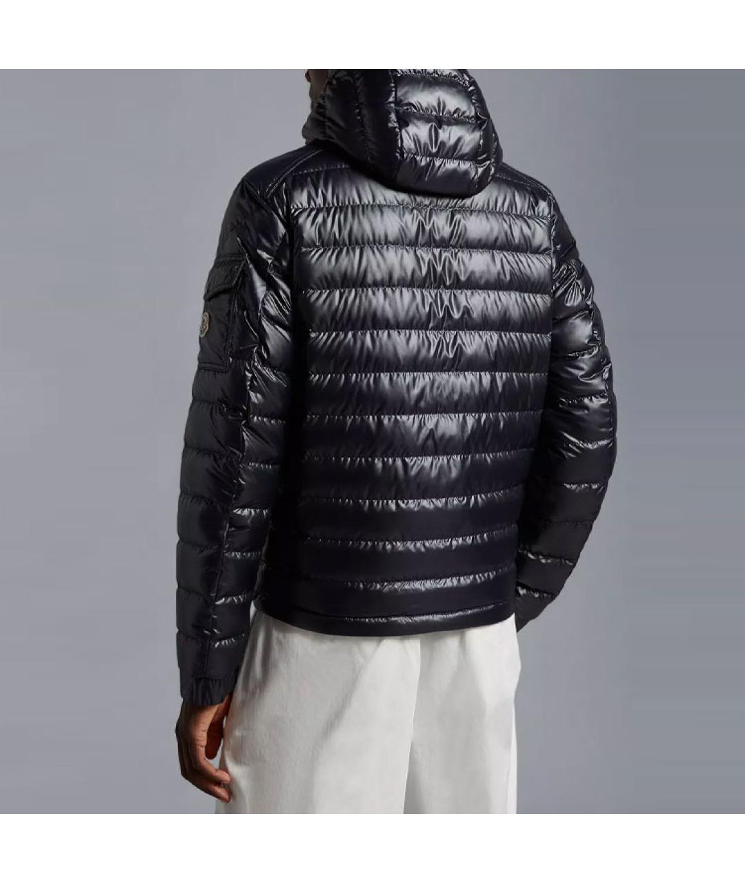 MONCLER Синий пуховик, фото 3