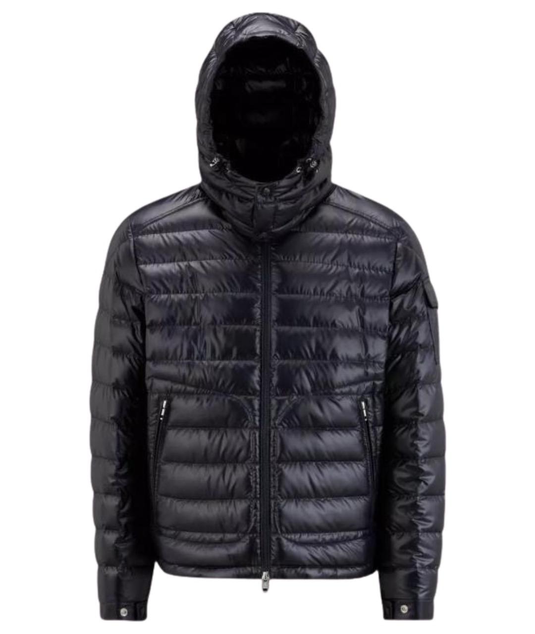 MONCLER Синий пуховик, фото 1