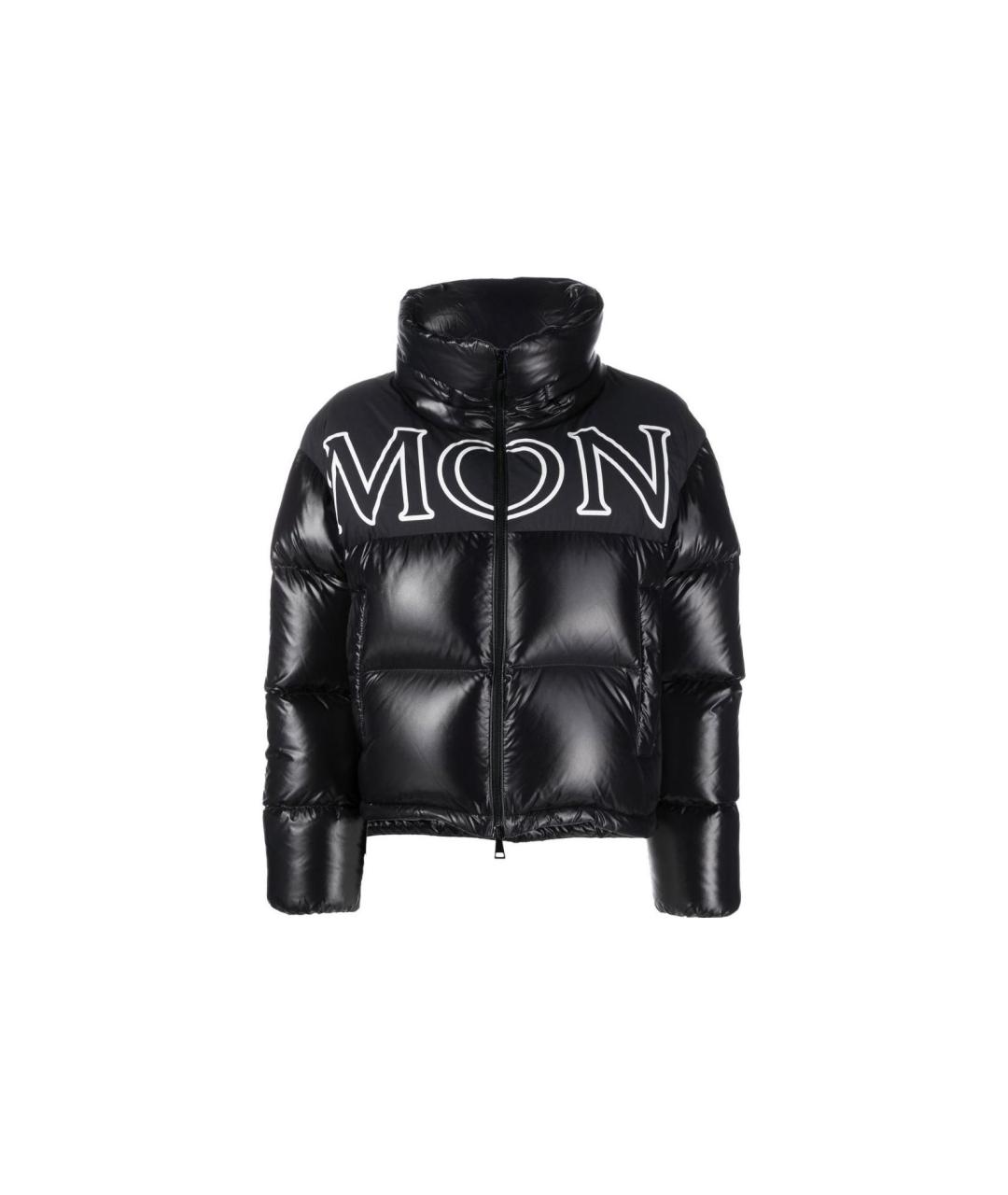 MONCLER Черный пуховик, фото 1