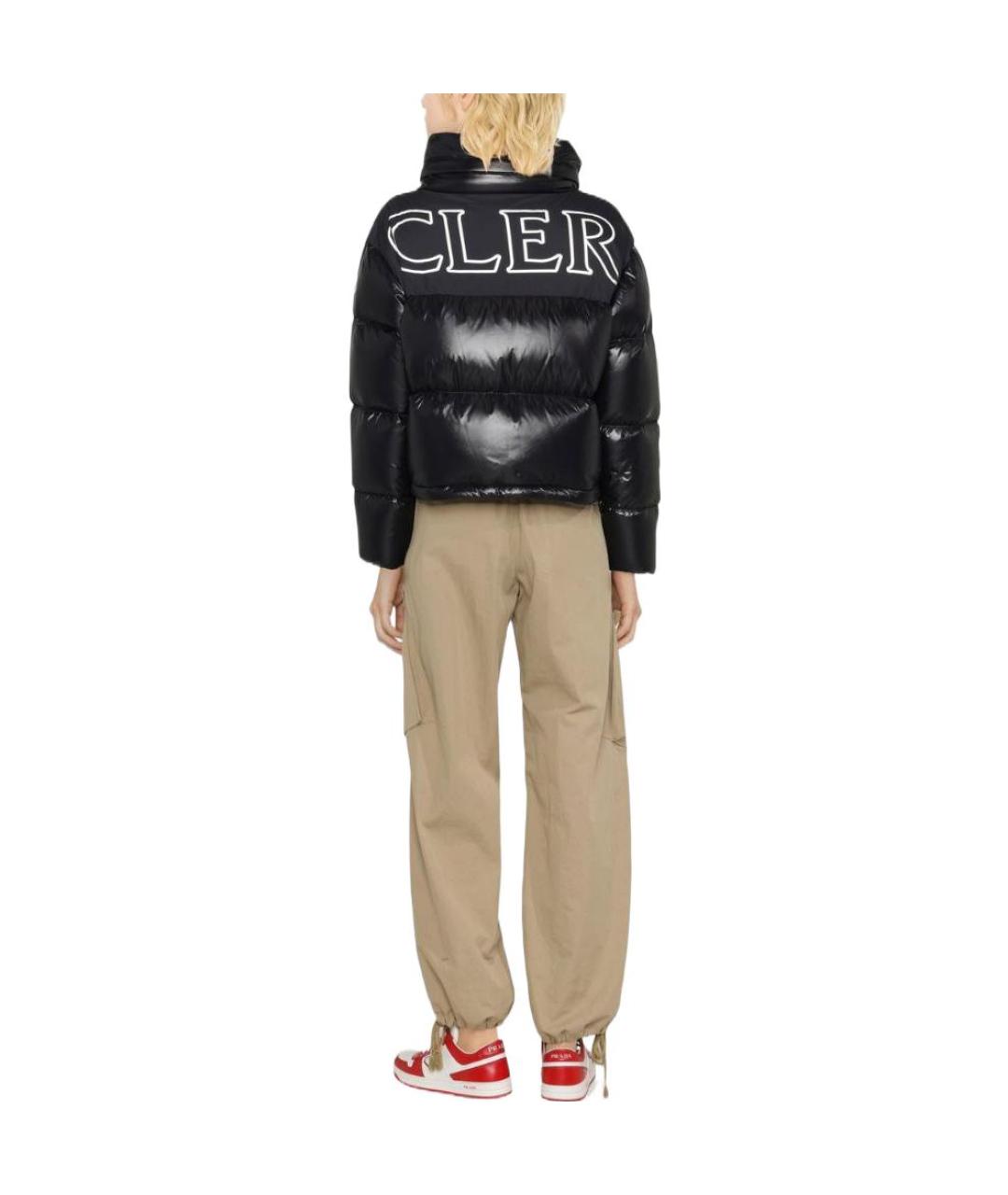 MONCLER Черный пуховик, фото 3